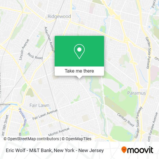 Mapa de Eric Wolf - M&T Bank