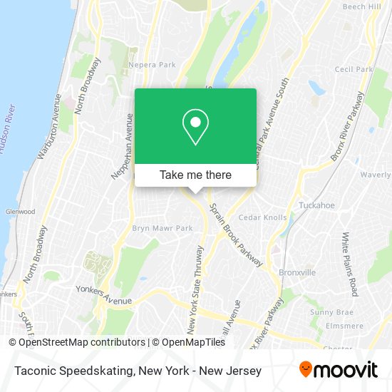 Taconic Speedskating map