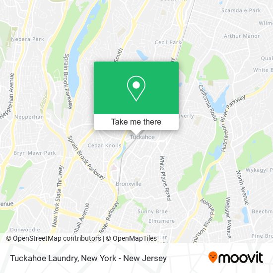 Mapa de Tuckahoe Laundry