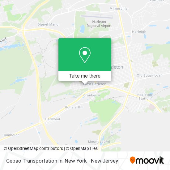 Mapa de Cebao Transportation in