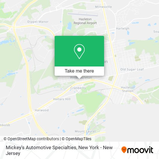 Mickey's Automotive Specialties map
