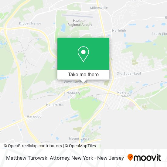 Mapa de Matthew Turowski Attorney