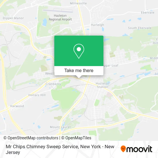 Mr Chips Chimney Sweep Service map