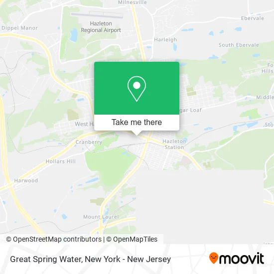 Great Spring Water map