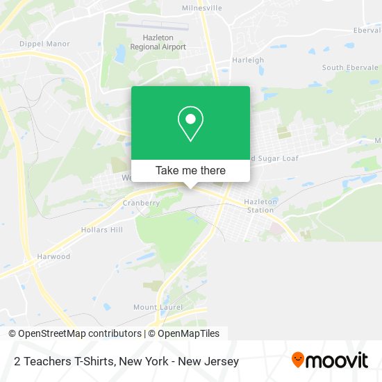 Mapa de 2 Teachers T-Shirts
