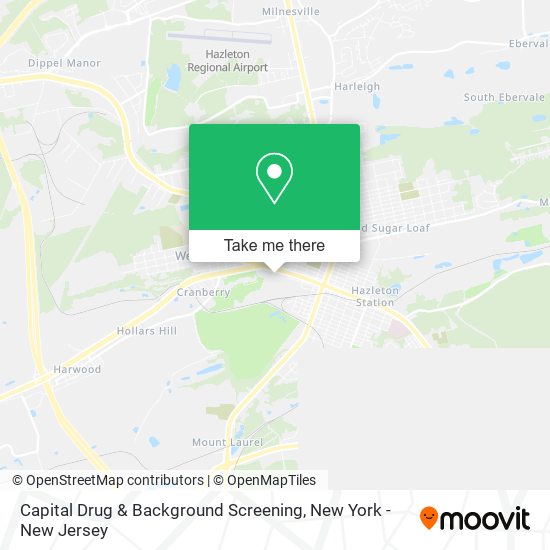 Mapa de Capital Drug & Background Screening