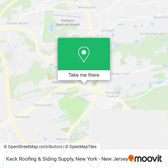 Mapa de Keck Roofing & Siding Supply