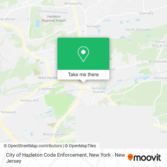 City of Hazleton Code Enforcement map