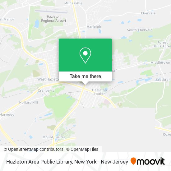 Hazleton Area Public Library map