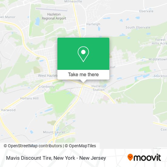 Mapa de Mavis Discount Tire