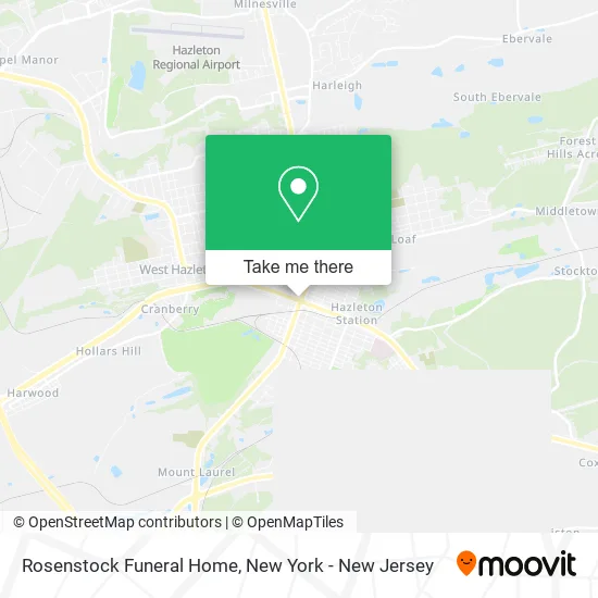 Rosenstock Funeral Home map