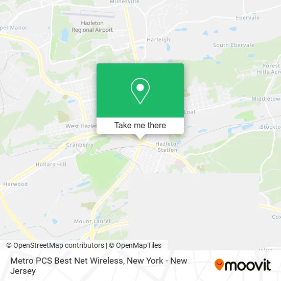Metro PCS Best Net Wireless map