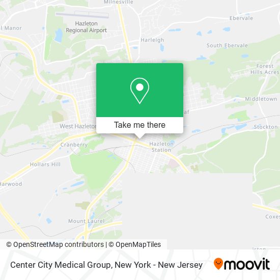 Center City Medical Group map