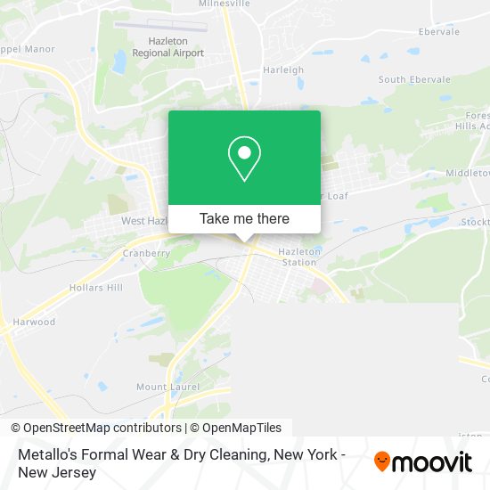 Mapa de Metallo's Formal Wear & Dry Cleaning