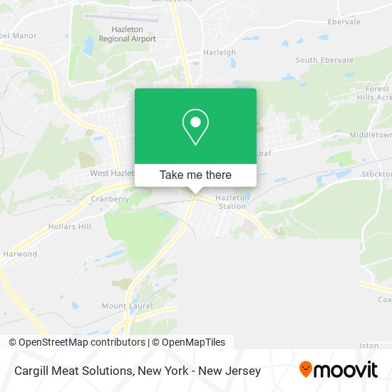 Cargill Meat Solutions map