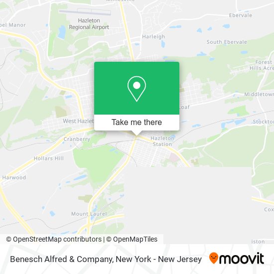Mapa de Benesch Alfred & Company