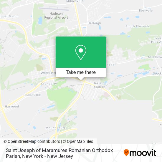 Saint Joseph of Maramures Romanian Orthodox Parish map