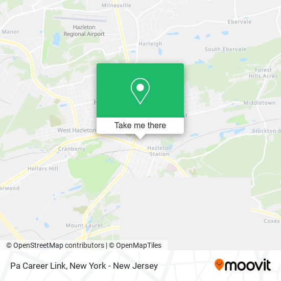 Mapa de Pa Career Link