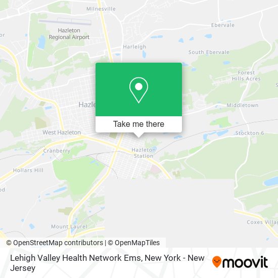 Mapa de Lehigh Valley Health Network Ems