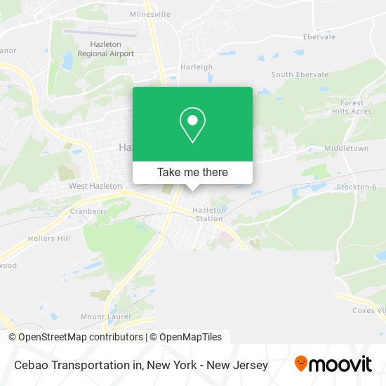 Mapa de Cebao Transportation in