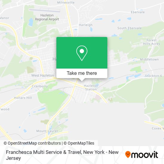 Franchesca Multi Service & Travel map