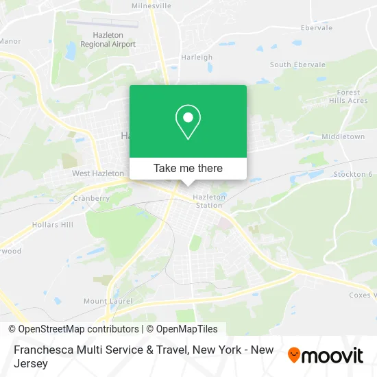 Franchesca Multi Service & Travel map