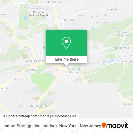 Mapa de smart Start Ignition Interlock