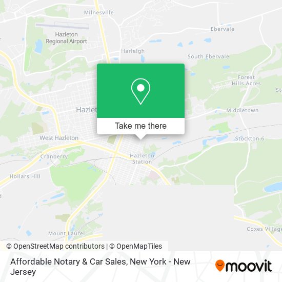 Affordable Notary & Car Sales map