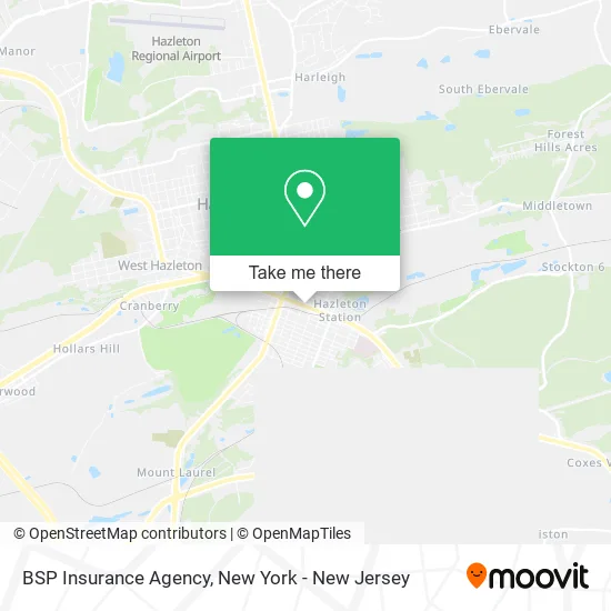 BSP Insurance Agency map