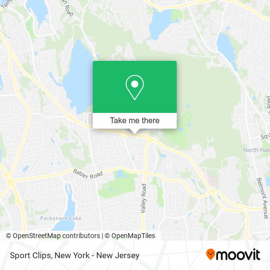 Sport Clips map