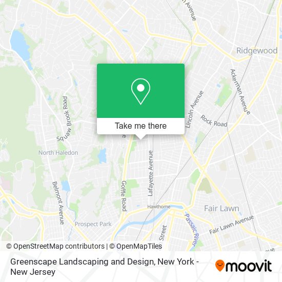 Greenscape Landscaping and Design map