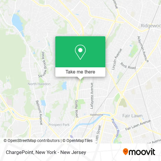 ChargePoint map