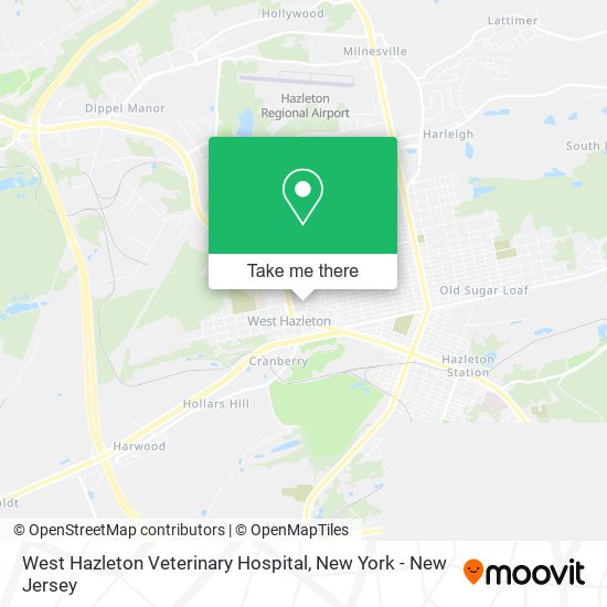 Mapa de West Hazleton Veterinary Hospital