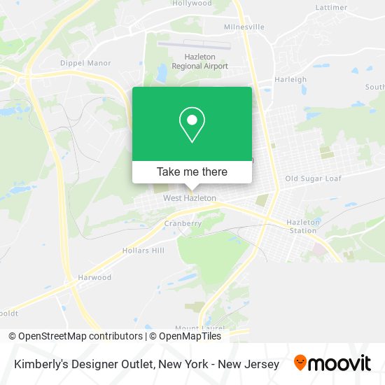 Kimberly's Designer Outlet map