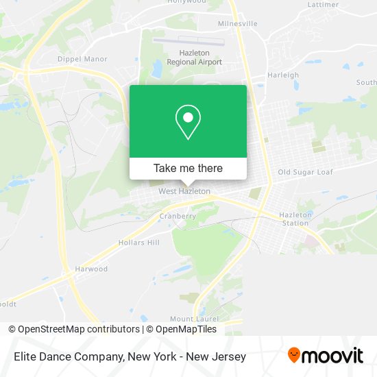 Mapa de Elite Dance Company