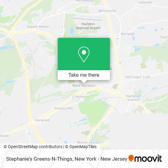 Stephanie's Greens-N-Things map