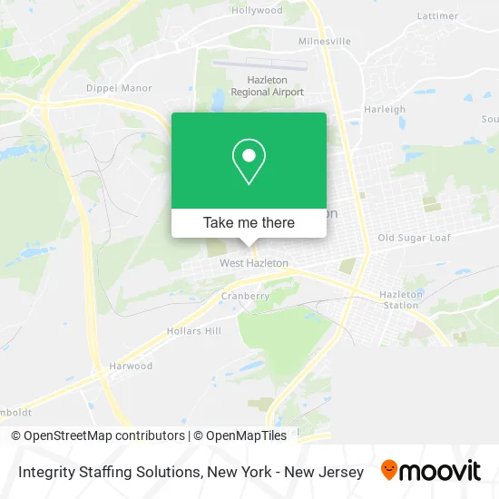 Integrity Staffing Solutions map