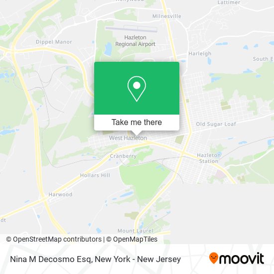 Mapa de Nina M Decosmo Esq
