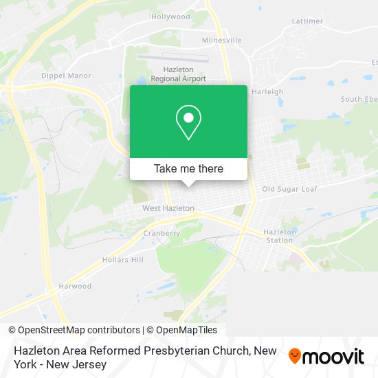 Mapa de Hazleton Area Reformed Presbyterian Church