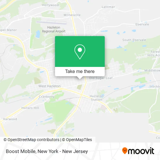 Boost Mobile map