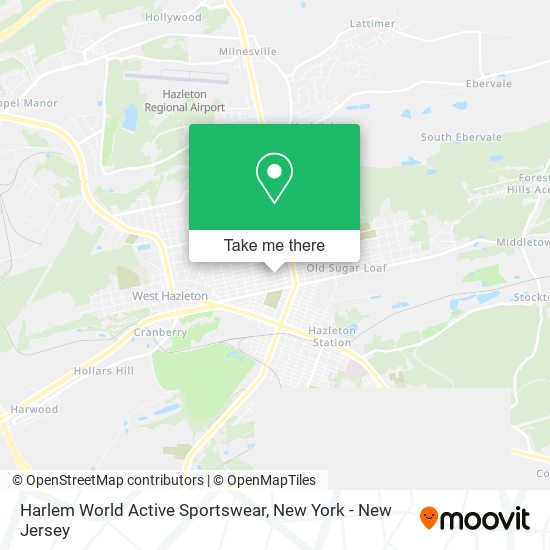 Mapa de Harlem World Active Sportswear