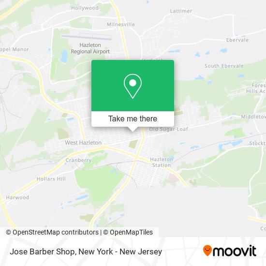 Jose Barber Shop map