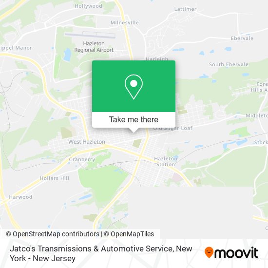 Jatco's Transmissions & Automotive Service map