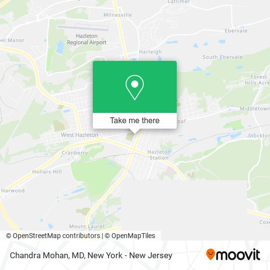 Chandra Mohan, MD map