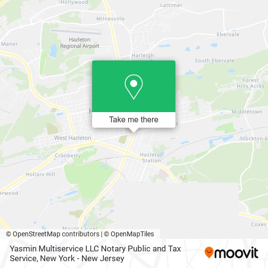 Mapa de Yasmin Multiservice LLC Notary Public and Tax Service