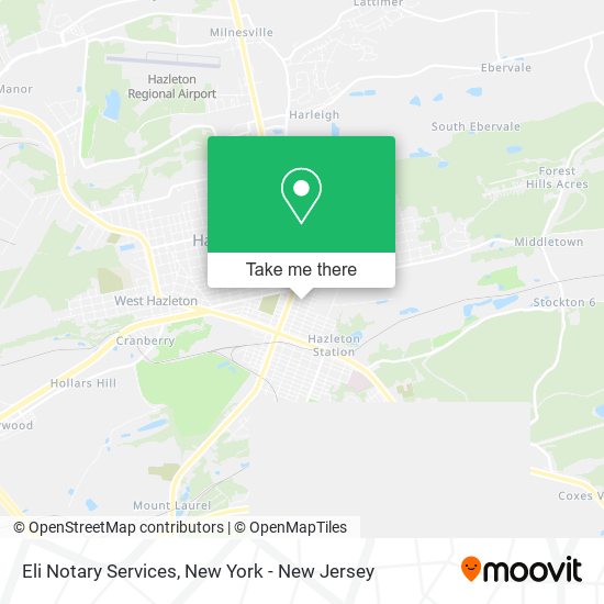 Mapa de Eli Notary Services