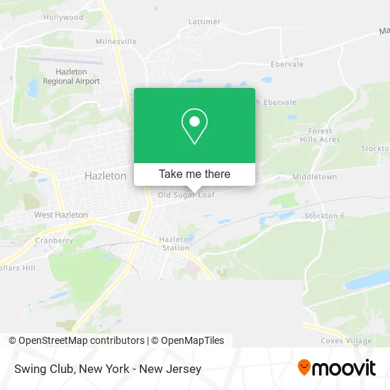 Swing Club map