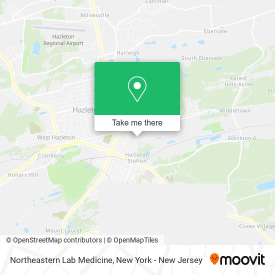 Northeastern Lab Medicine map