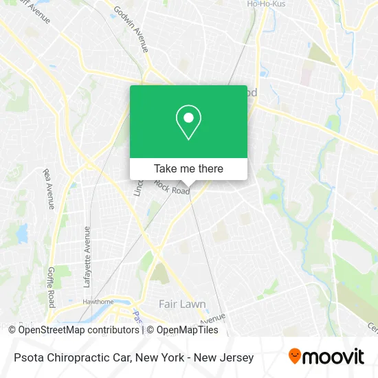 Psota Chiropractic Car map