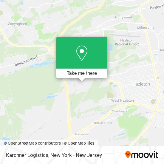 Karchner Logistics map